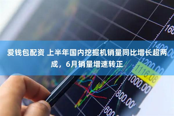 爱钱包配资 上半年国内挖掘机销量同比增长超两成，6月销量增速转正