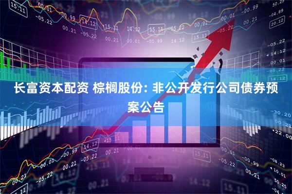 长富资本配资 棕榈股份: 非公开发行公司债券预案公告