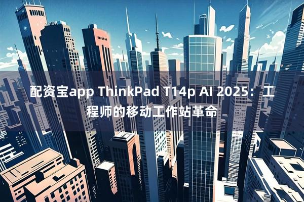 配资宝app ThinkPad T14p AI 2025：工程师的移动工作站革命
